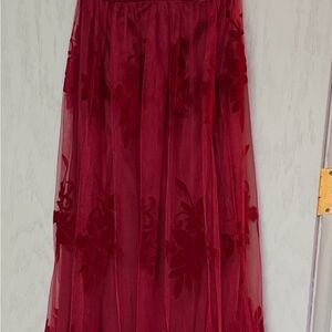 Windsor Burgundy Floral Maxi Dress
